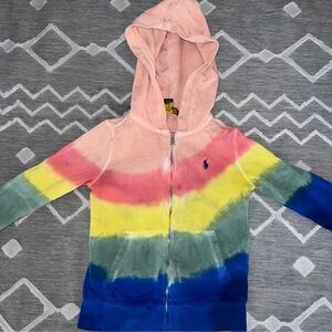 Polo by Ralph Lauren Tie-Dye Kids Hoodie Size 6